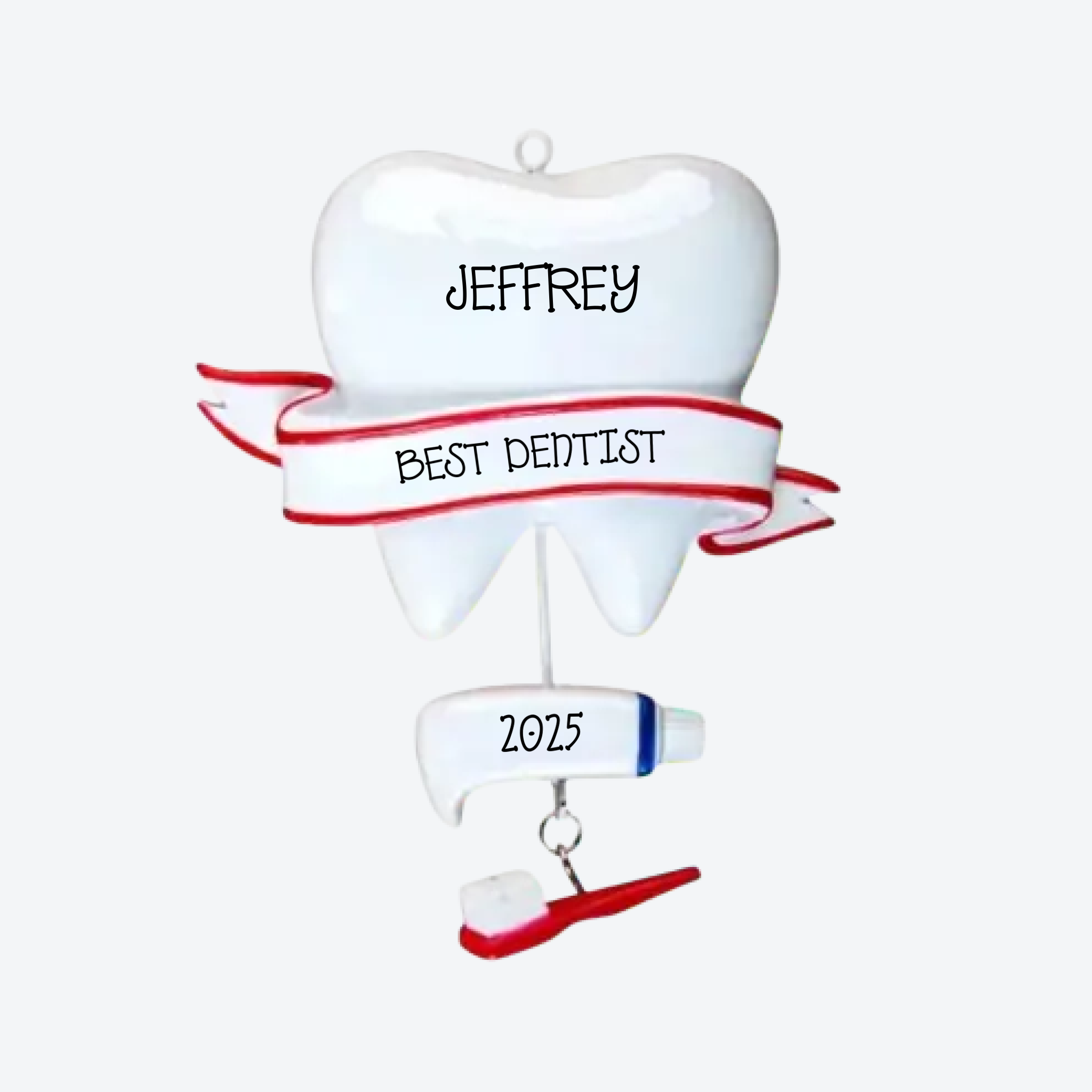 Dentist Personalized Christmas Ornament