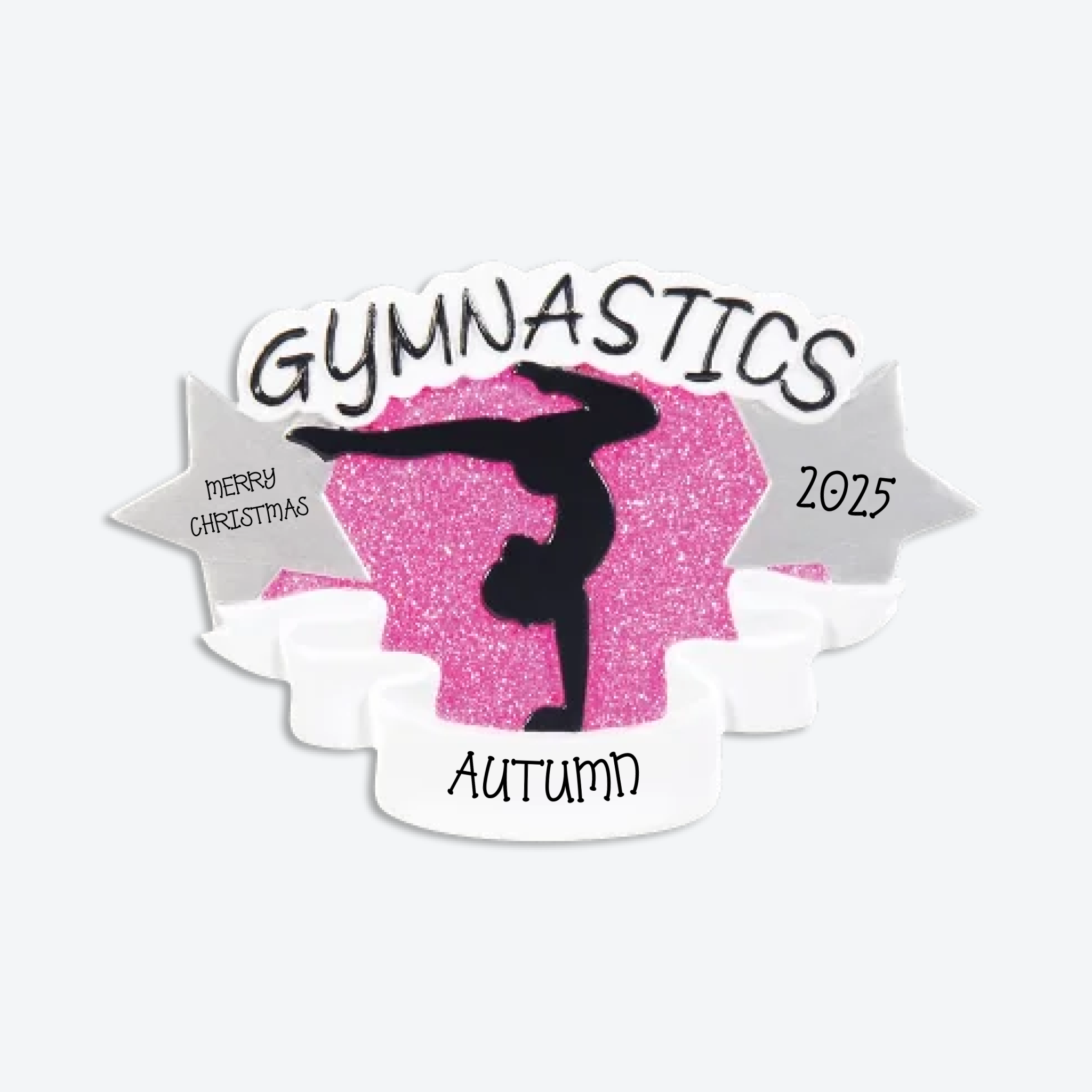 Gymnastics Personalized Christmas Ornament