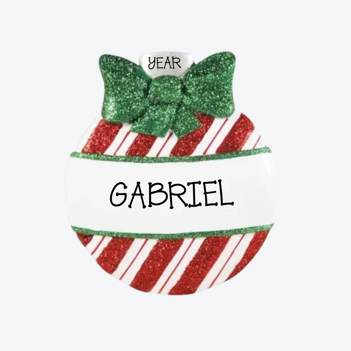 Holiday Themed - Christmas Ball Assortment(4 Of Each) Personalized Christmas Ornament