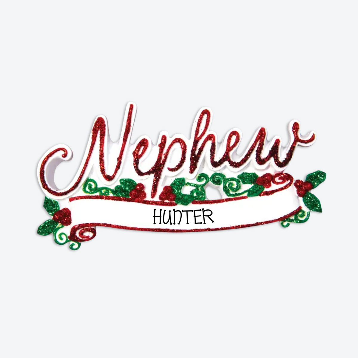 New Nephew Personalized Christmas Ornament