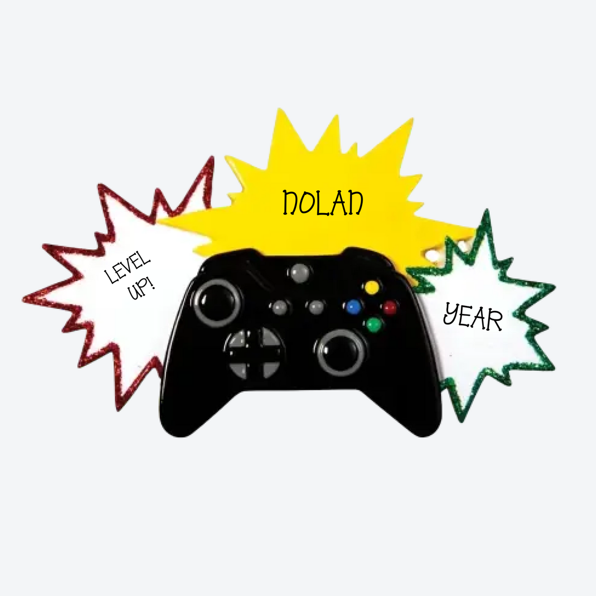 Video Game Controller Personalized Christmas Ornament