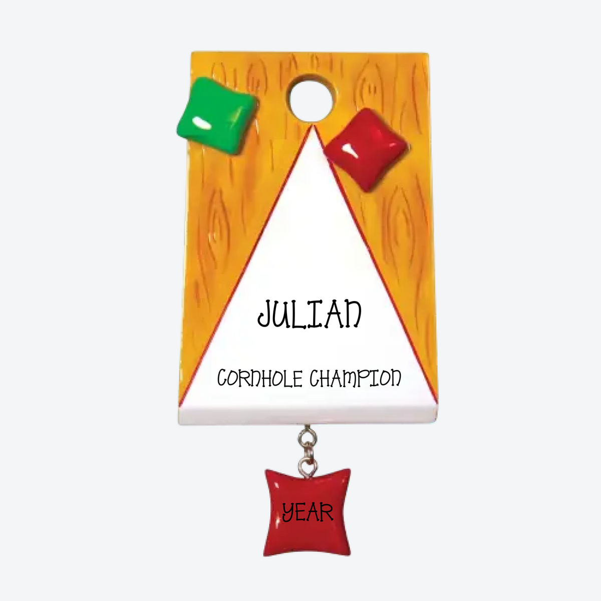 Hobbies/Activities - Corn Hole Bag Toss Personalized Christmas Ornament