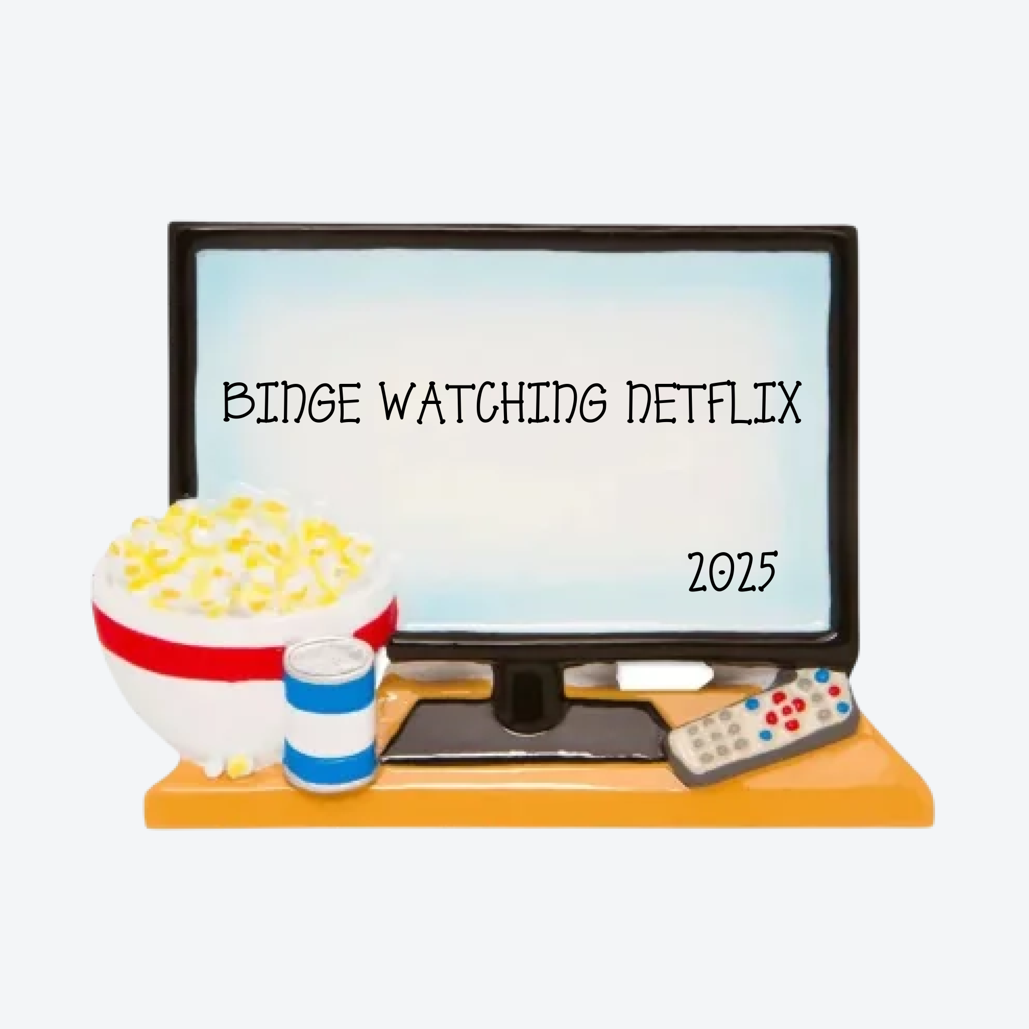 Big Screen TV Personalized Christmas Ornament