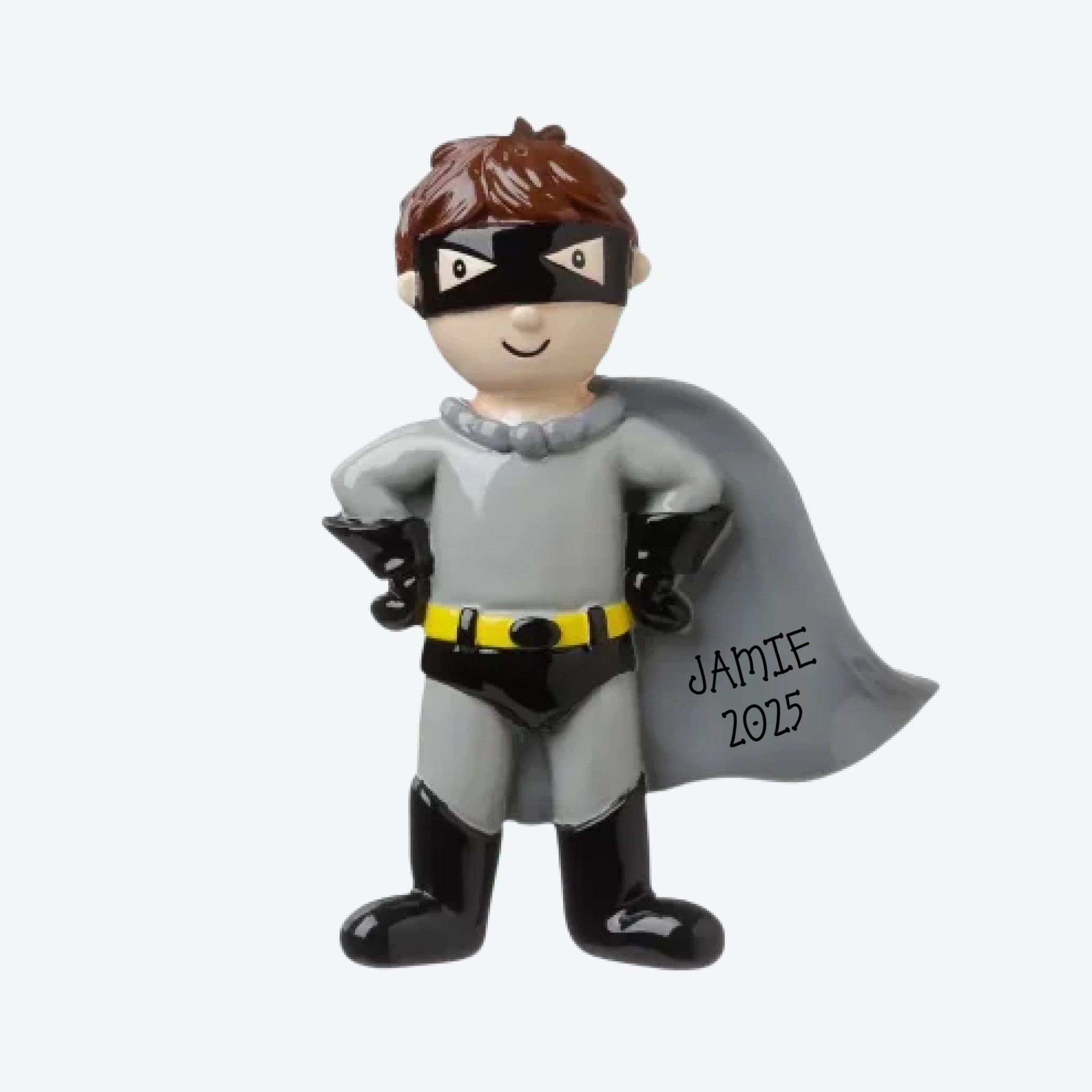 Super Hero Batboy Personalized Christmas Ornament