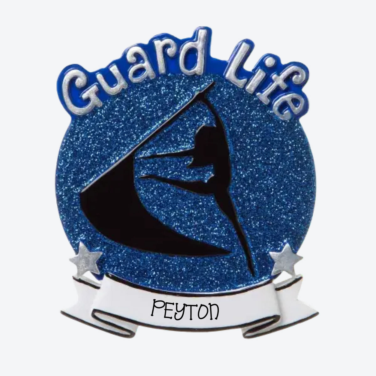 Color Guard- Blue Personalized Christmas Ornament