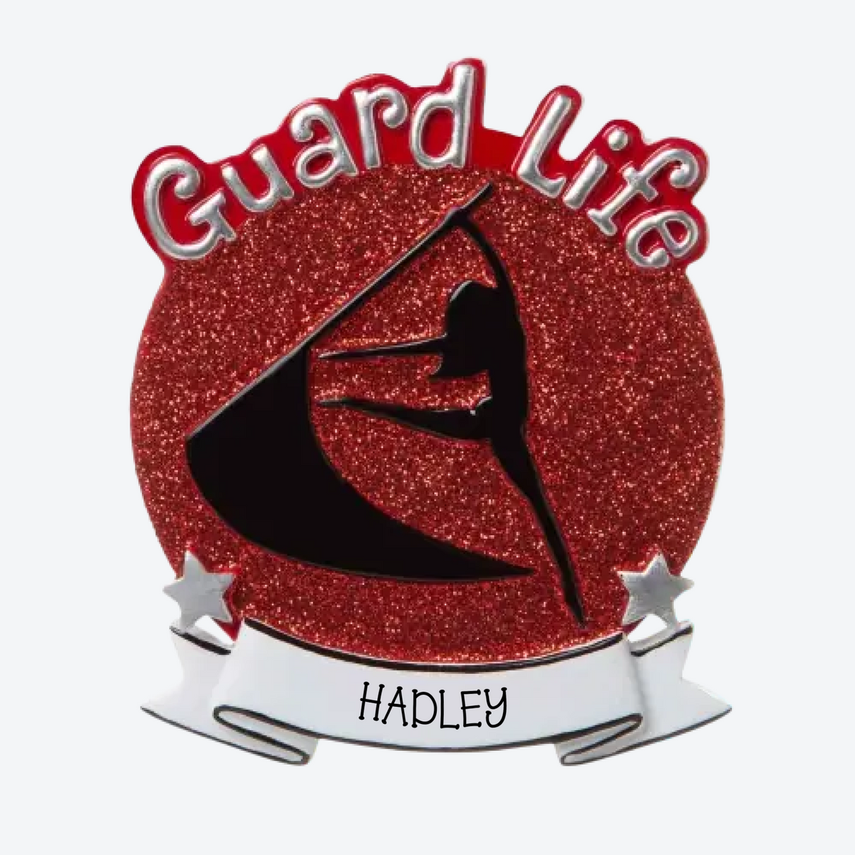 Color Guard- Red Personalized Christmas Ornament