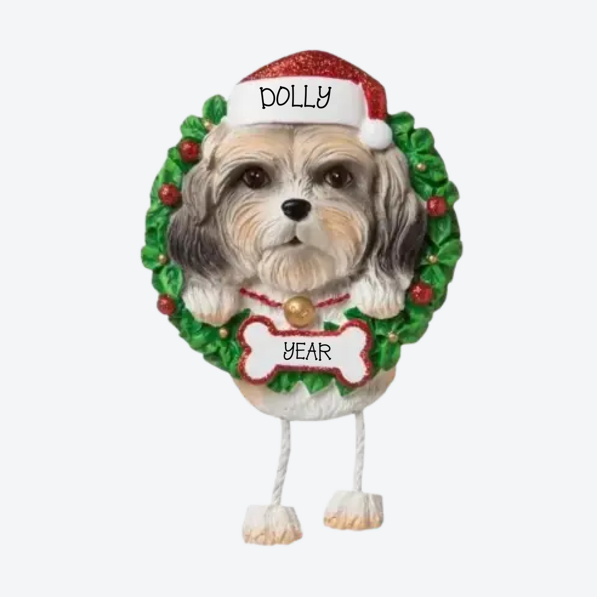 Shih Tzu Personalized Christmas Ornament