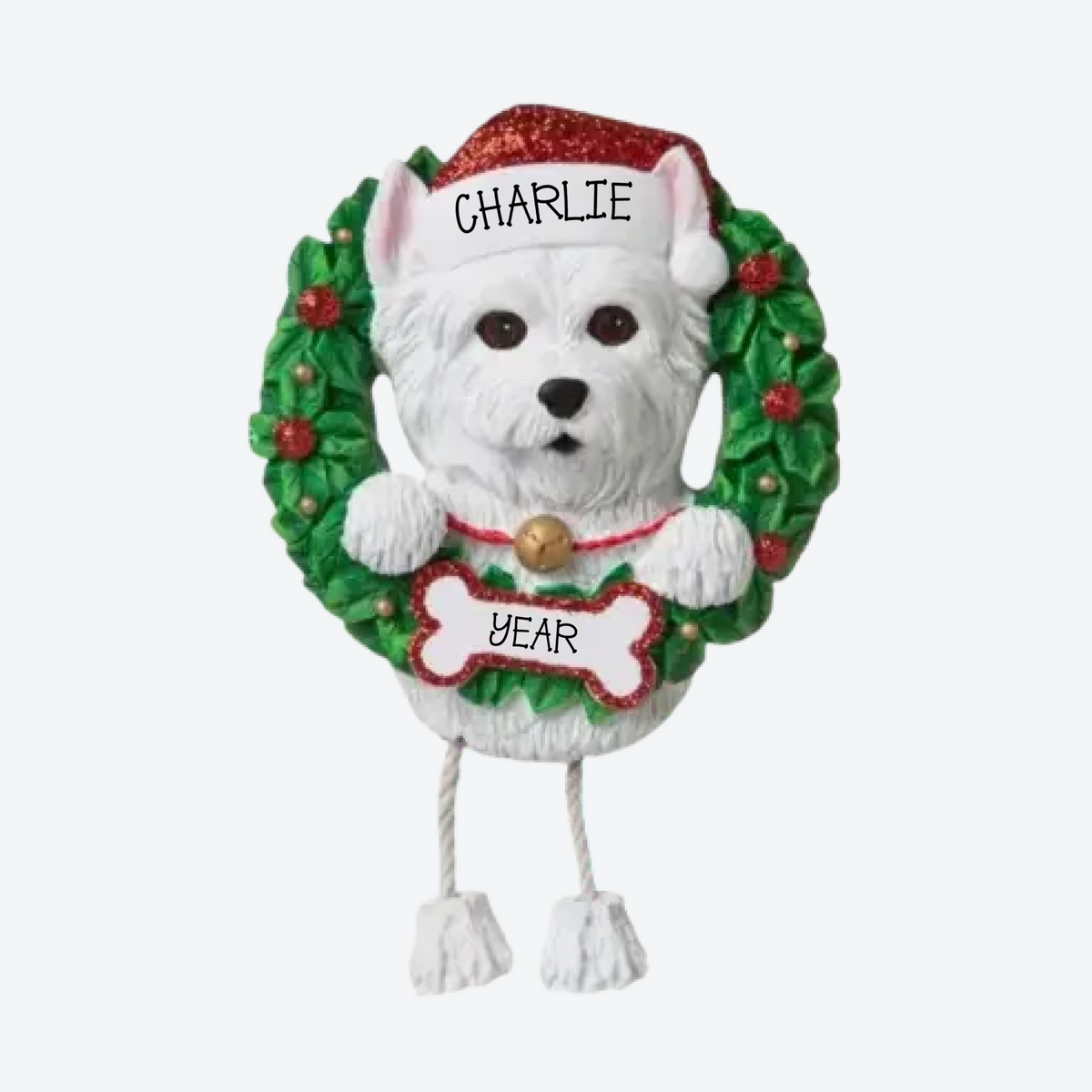 Westie Personalized Christmas Ornament