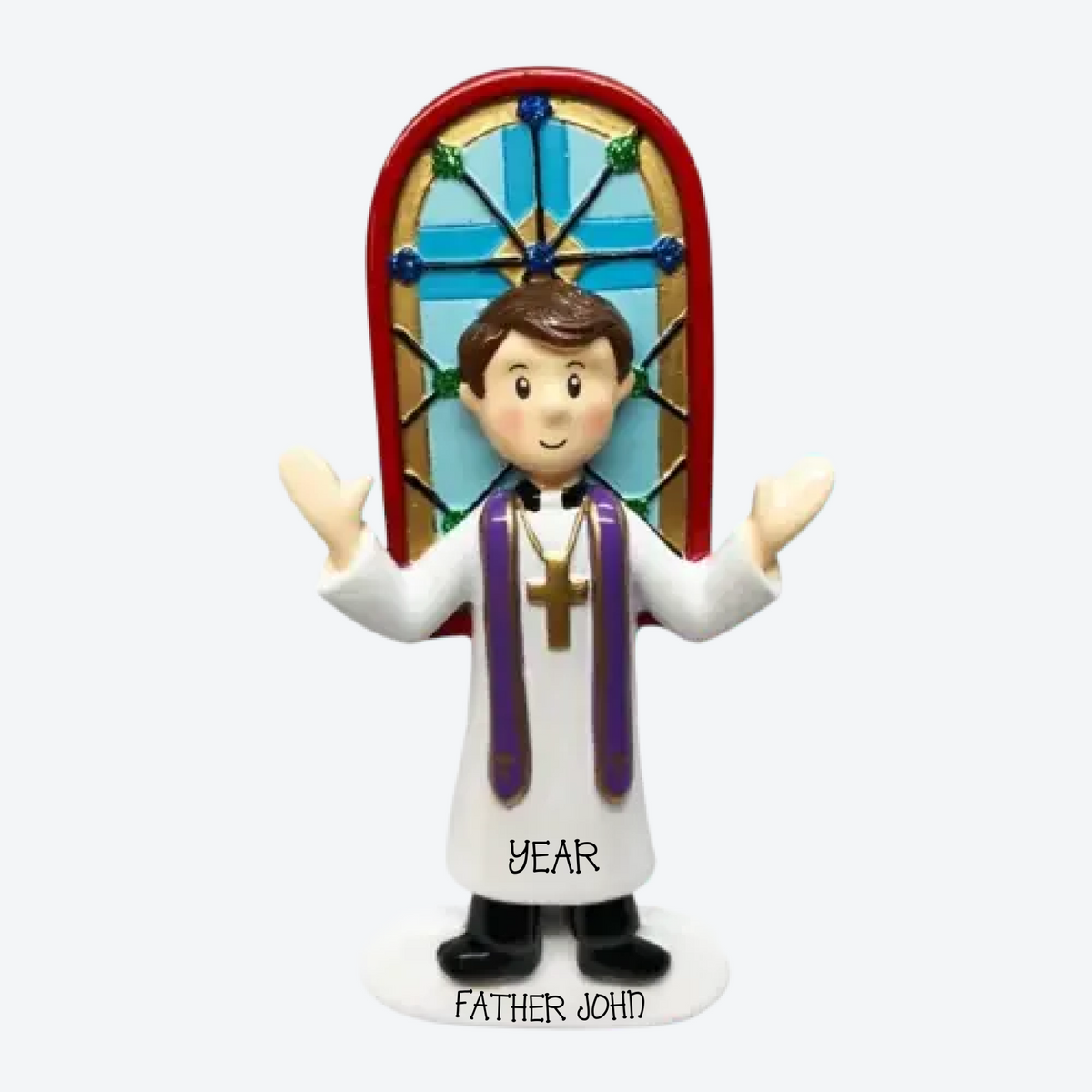 Pastor / Priest Personalized Christmas Ornament