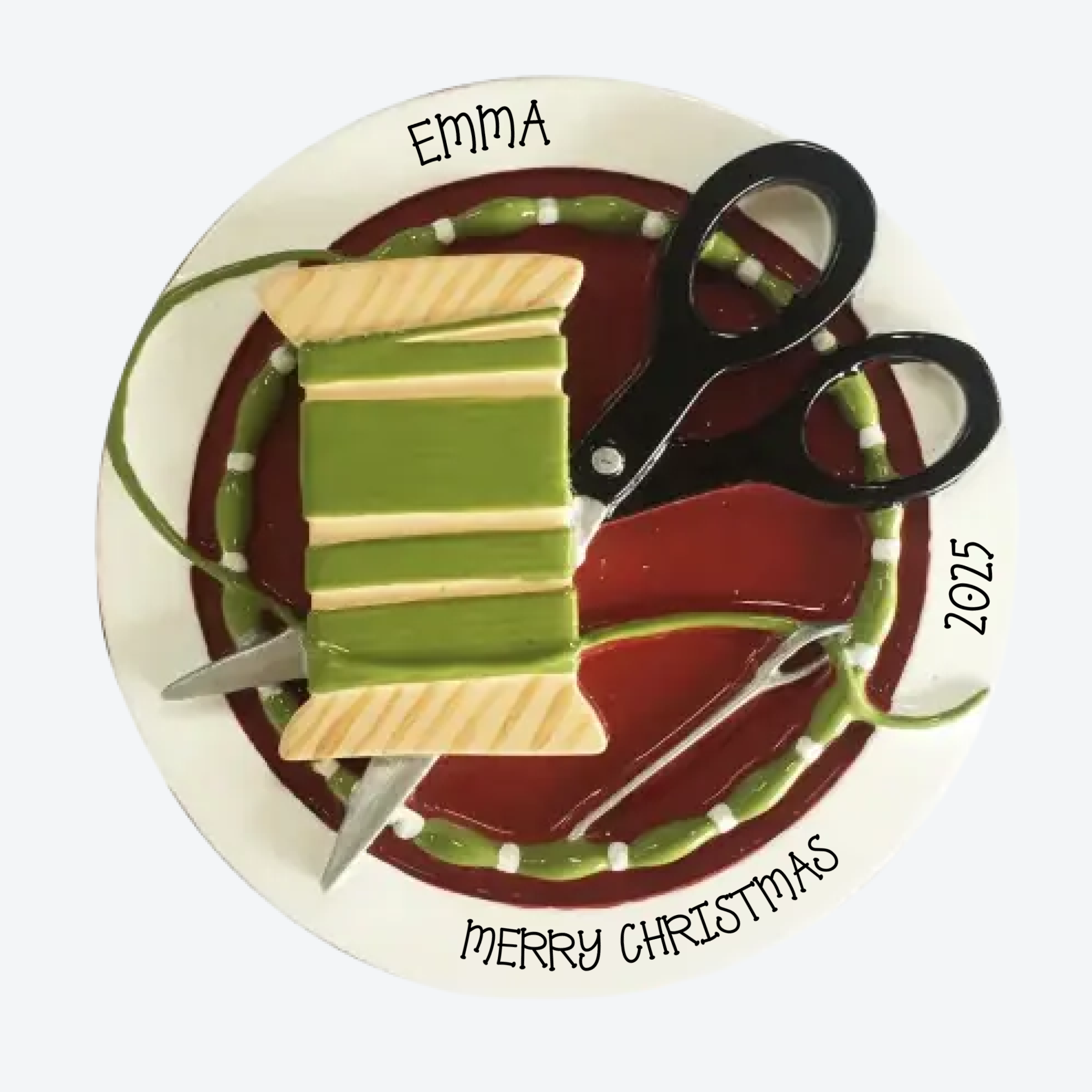 Sewing Personalized Christmas Ornament