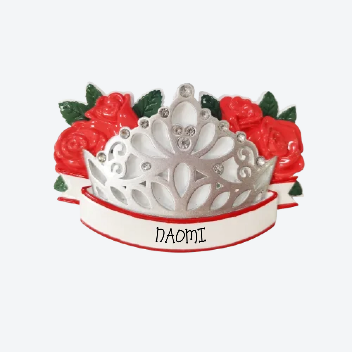 Pagent Queen Personalized Christmas Ornament