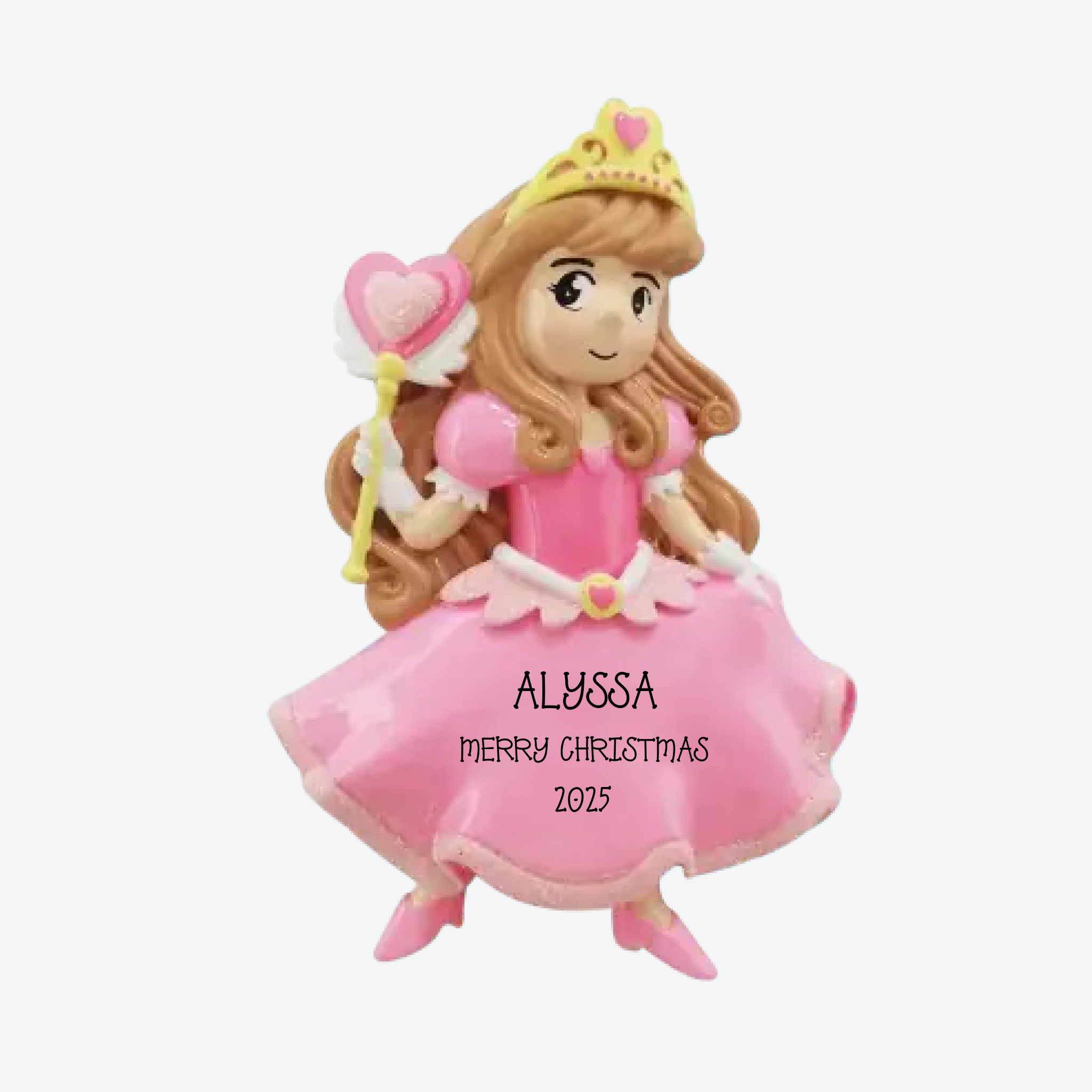 Princess Personalized Christmas Ornament