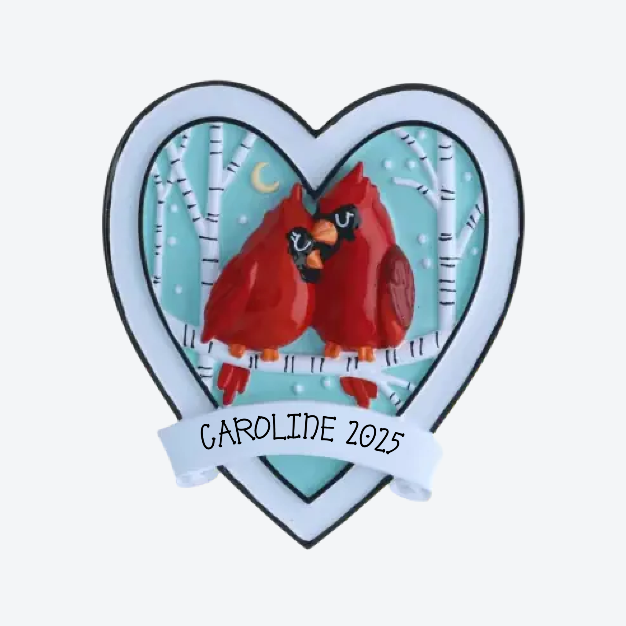 Cardinals Personalized Christmas Ornament