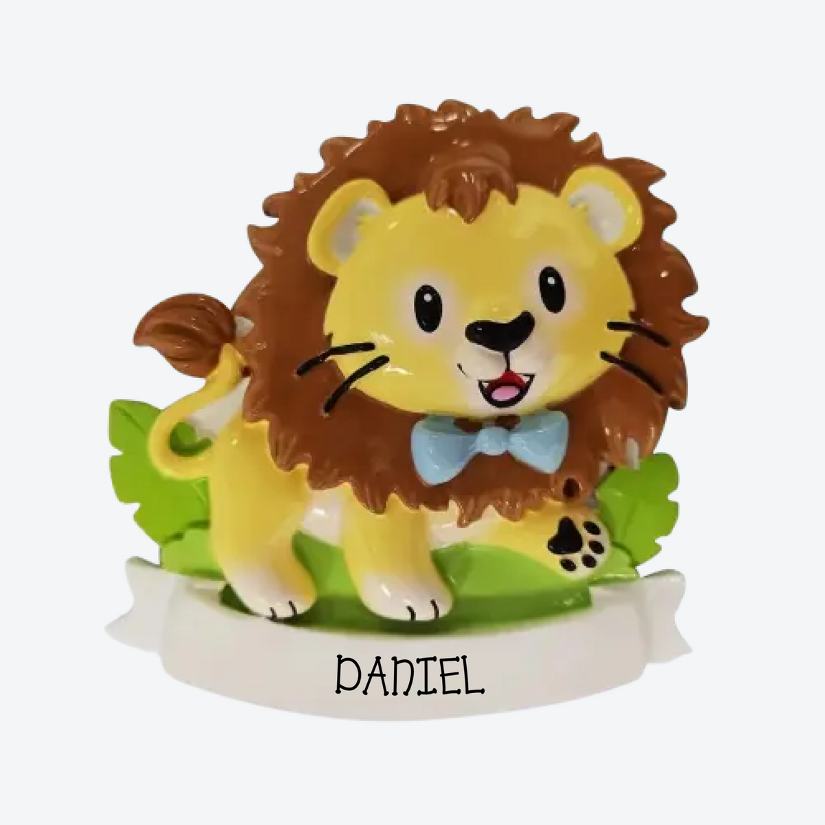 Lion(Male) Personalized Christmas Ornament