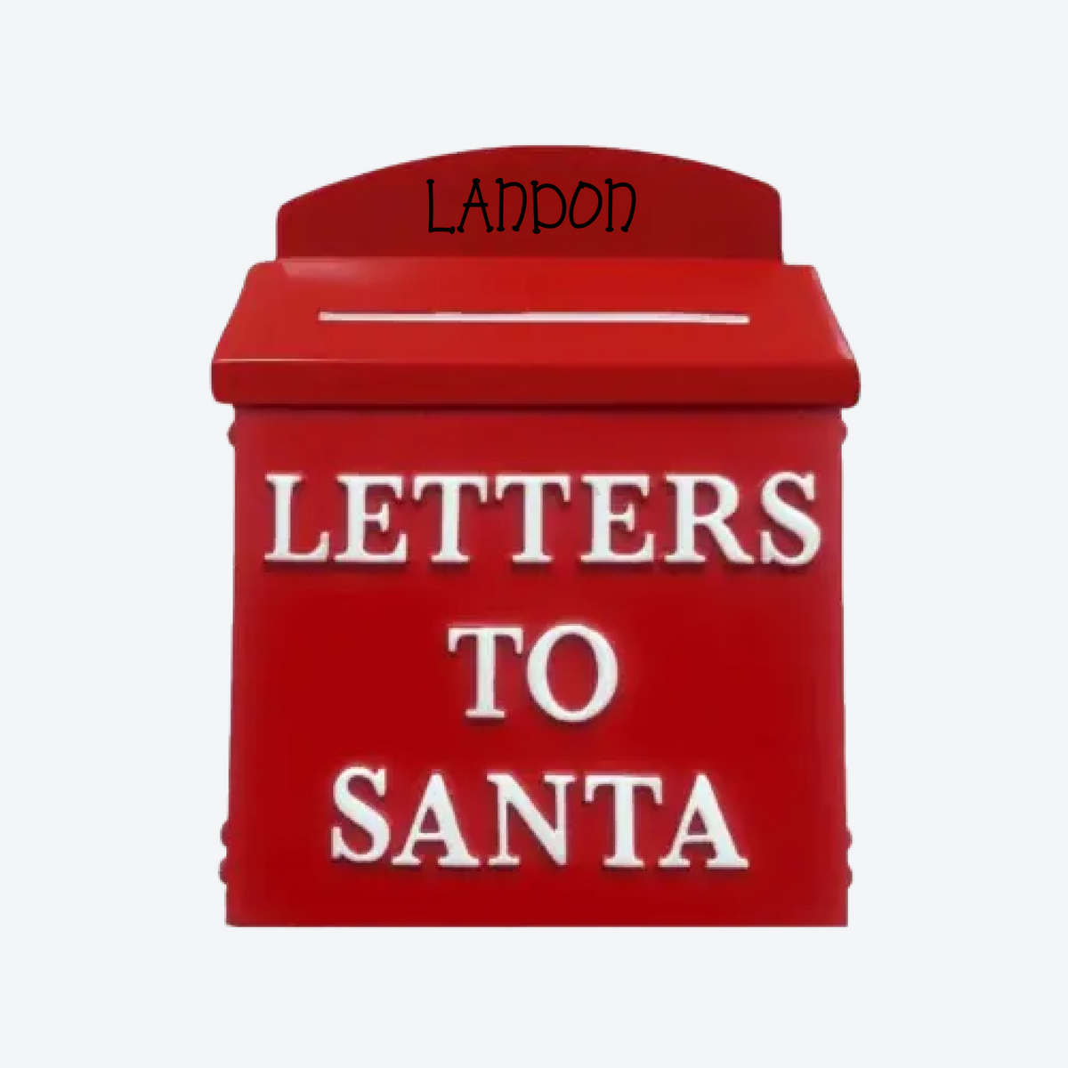 3D Letters To Santa Mailbox Personalized Christmas Ornament