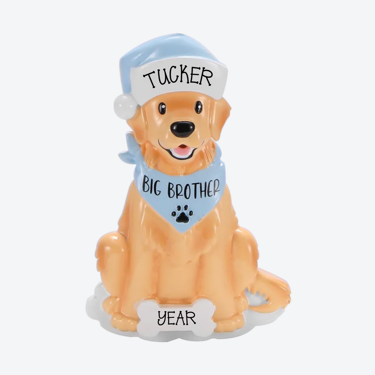 Promoted To Big Brother Dog Personalized Christmas Ornament