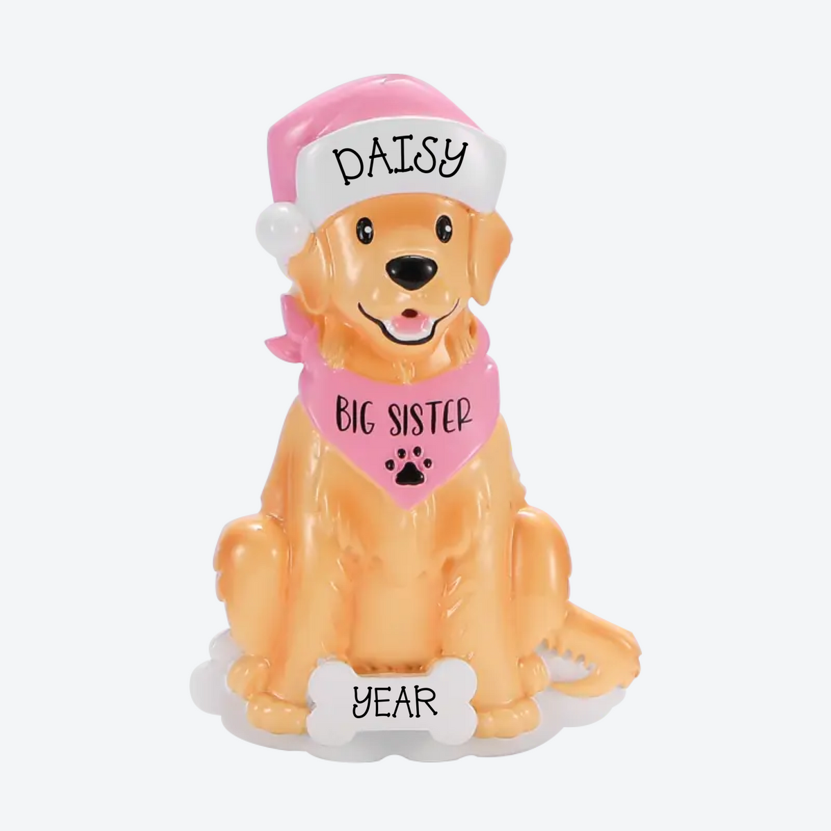 Promoted To Big Sister Dog Personalized Christmas Ornament