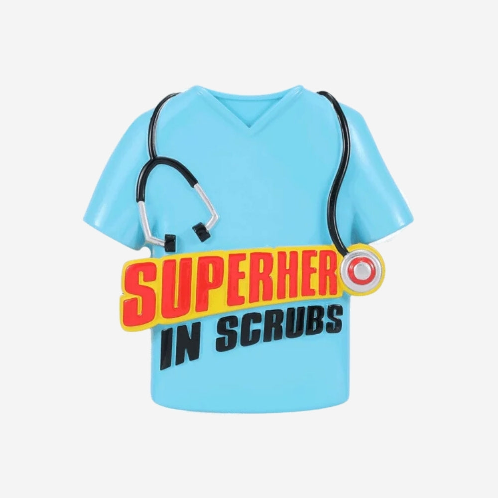 Super Hero Personalized Christmas Ornament