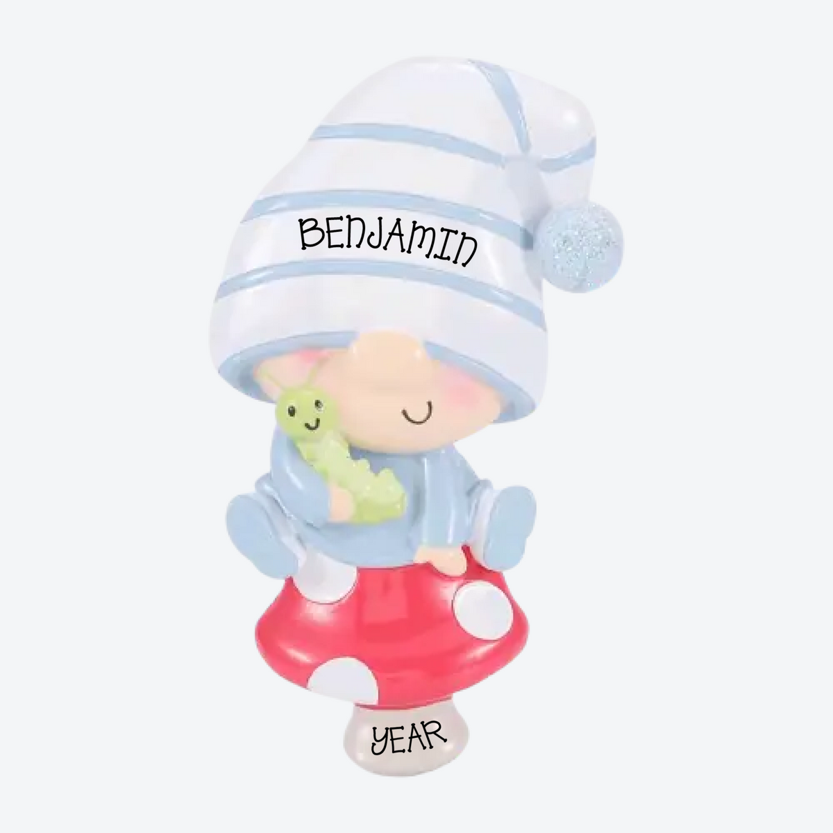 Baby Gnome-Boy Personalized Christmas Ornament
