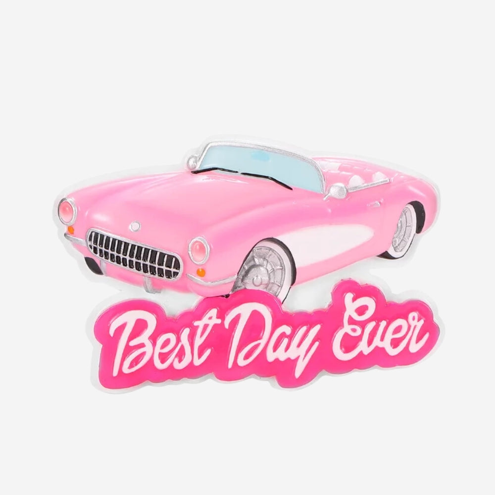 Pink Convertible Personalized Christmas Ornament