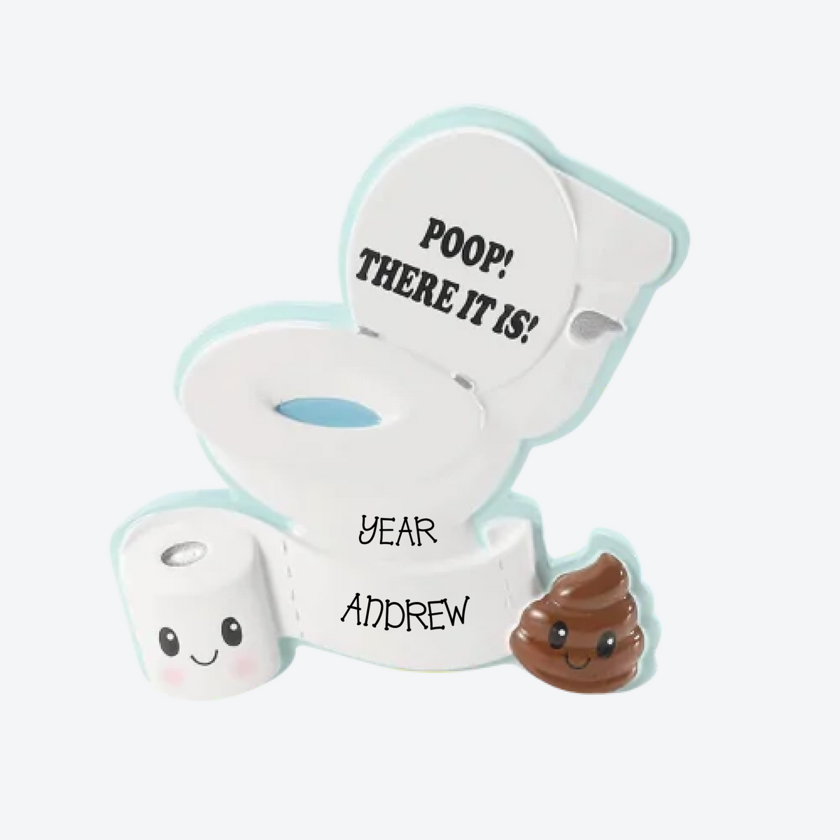 Potty Trained Personalized Christmas Ornament