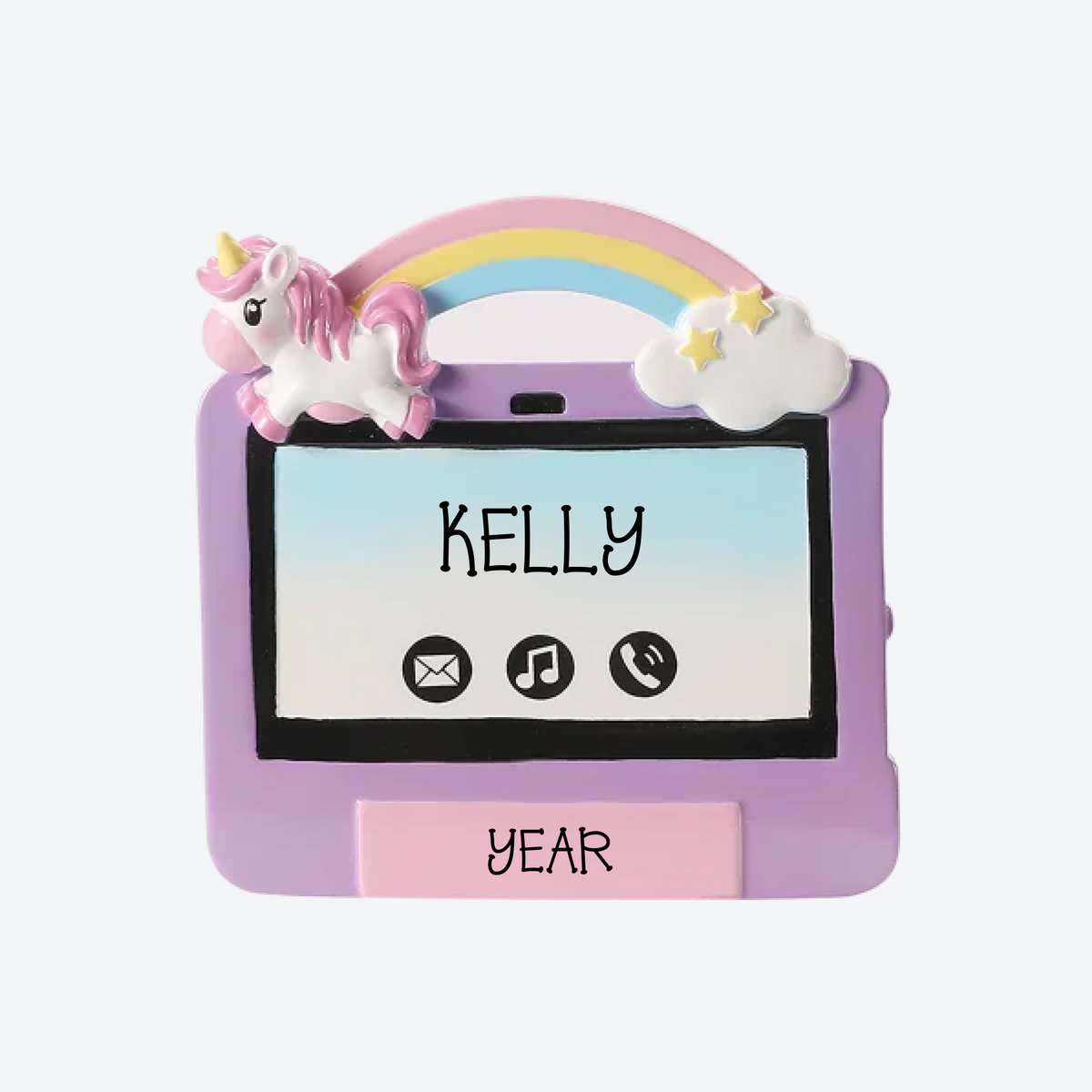 Ipad Girl Personalized Christmas Ornament