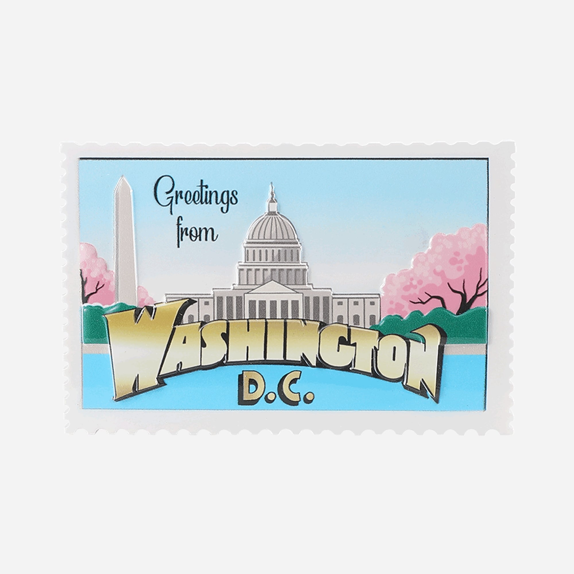 Washington DC Personalized Christmas Ornament