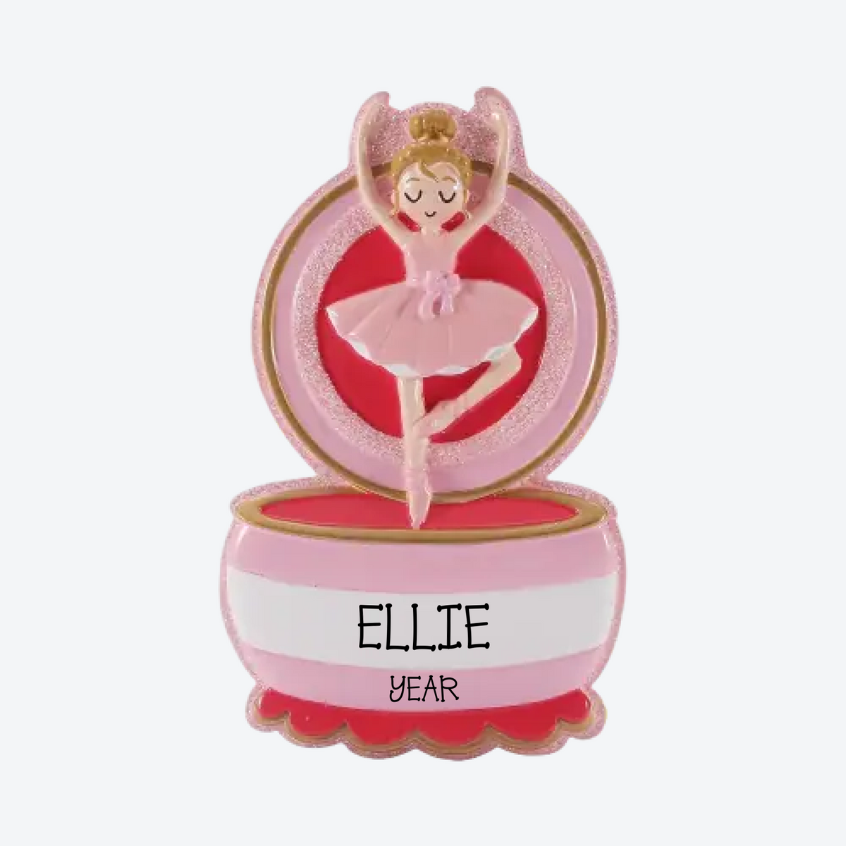 Sweat Ballerina Music Box Personalized Christmas Ornament