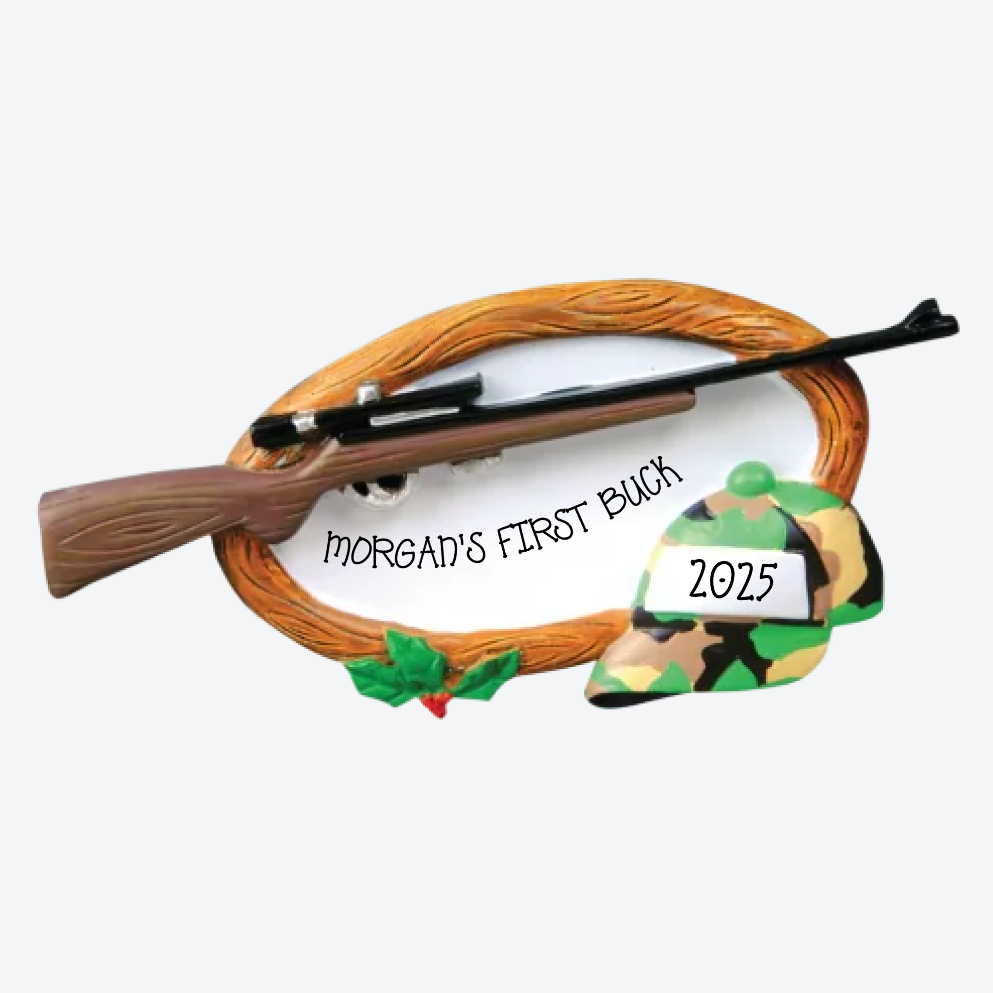 Hunting Personalized Christmas Ornament