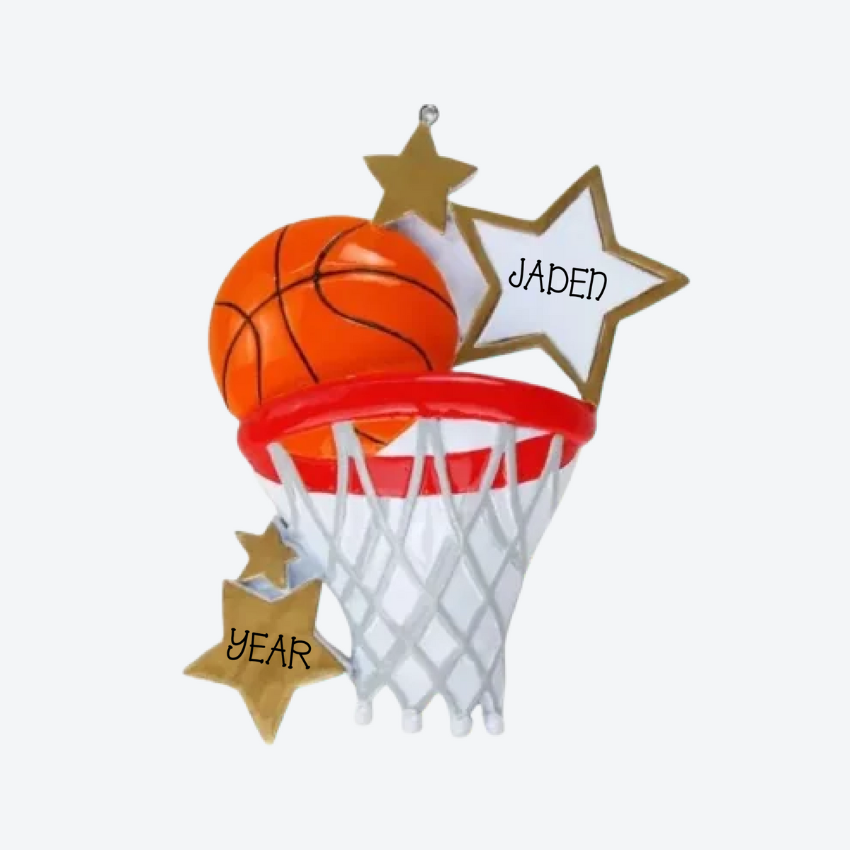 Basketball Personalized Christmas Ornament