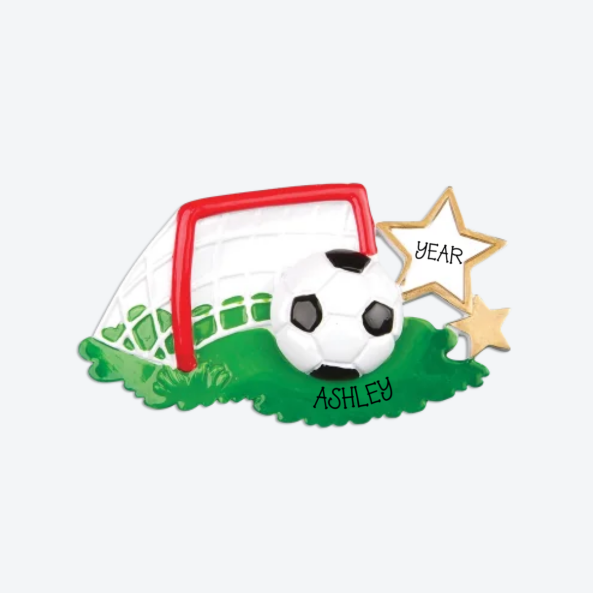 Soccer Ball Personalized Christmas Ornament