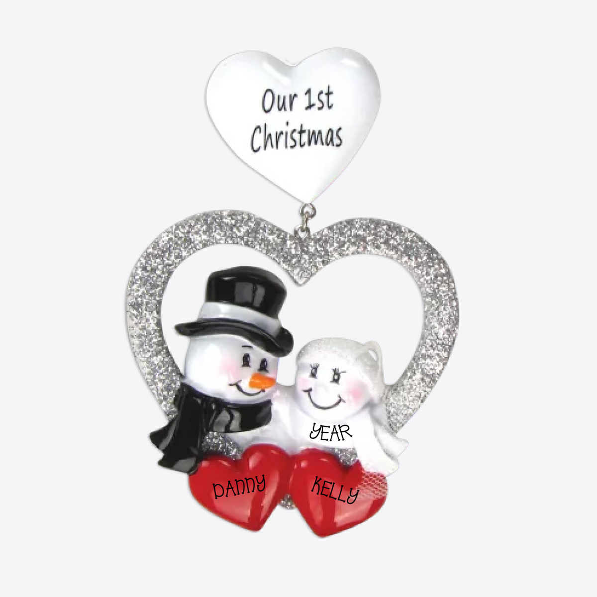 Wedding Personalized Christmas Ornament