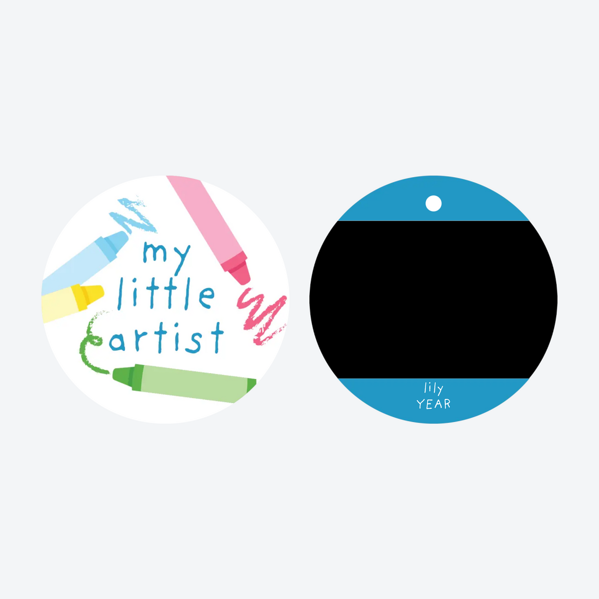 Personalized My Little Artist Photo Christmas Ornament
