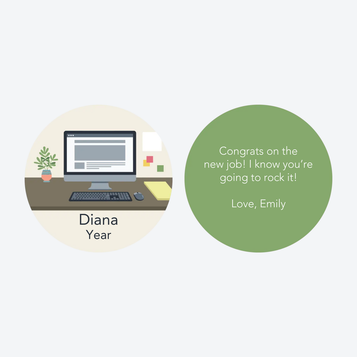 Personalized Computer & Keyboard Christmas Ornament