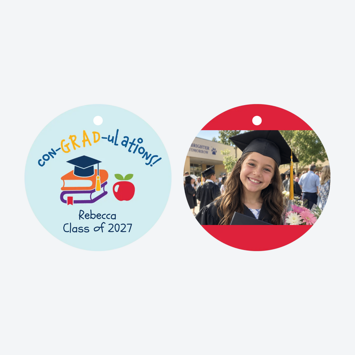 Personalized Kids Graduation Christmas Ornament