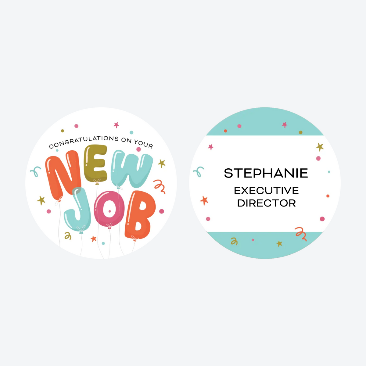 Personalized Congrats On Your New Job Christmas Ornament