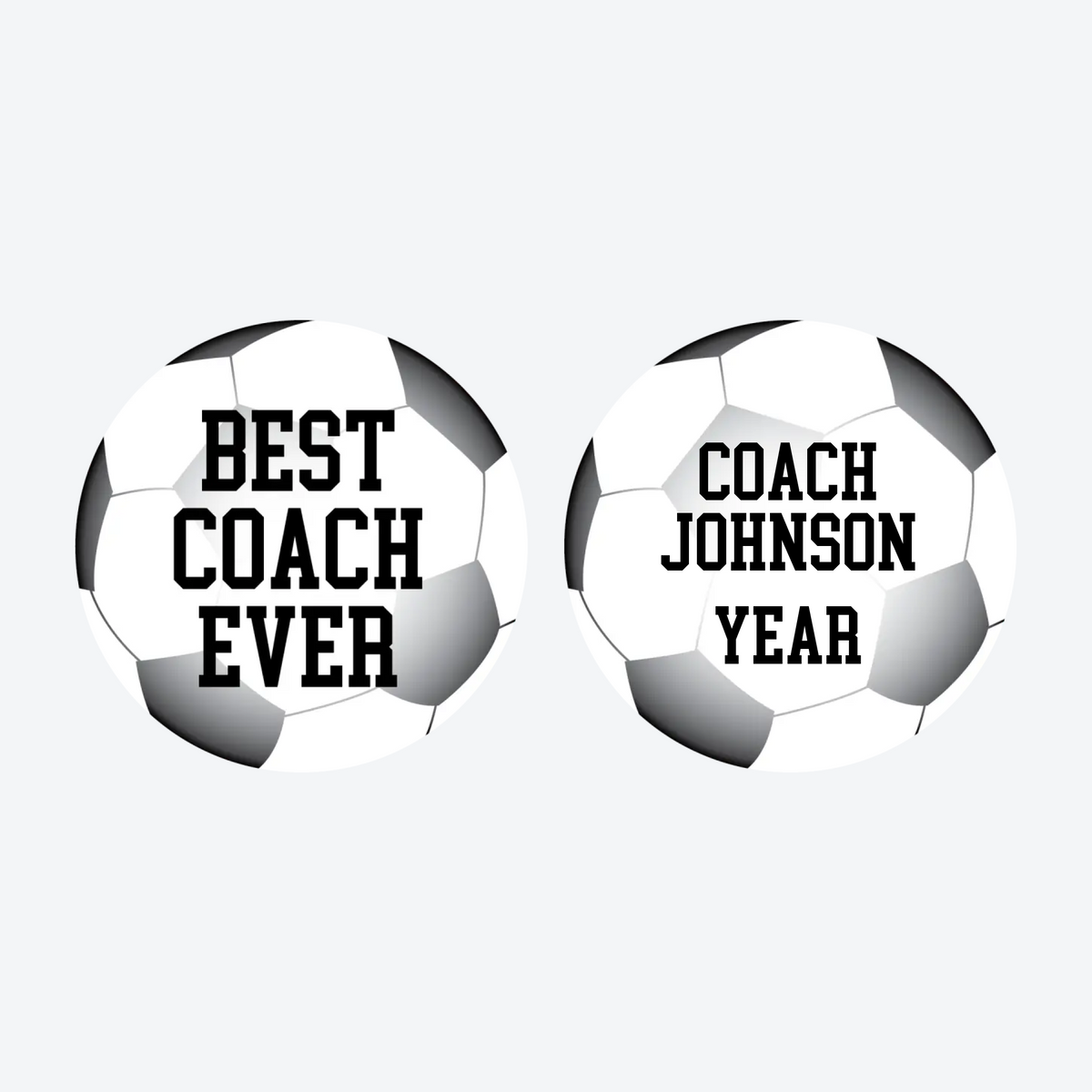Personalized Best Soccer Coach Christmas Ornament