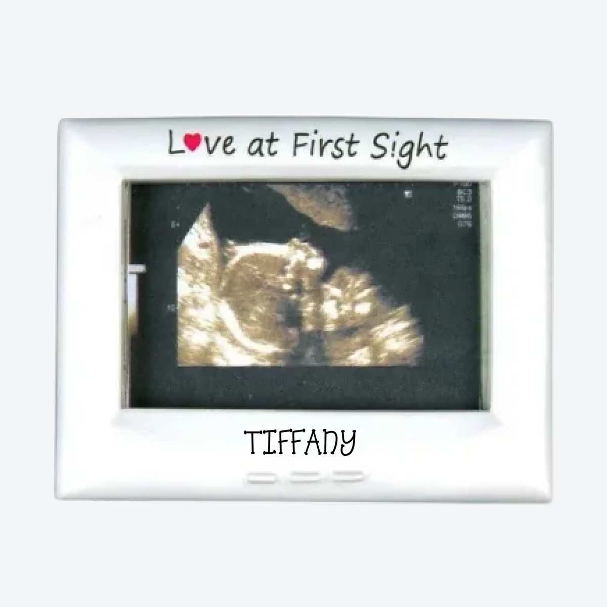 Ultra Sound Frame Personalized Christmas Ornaments