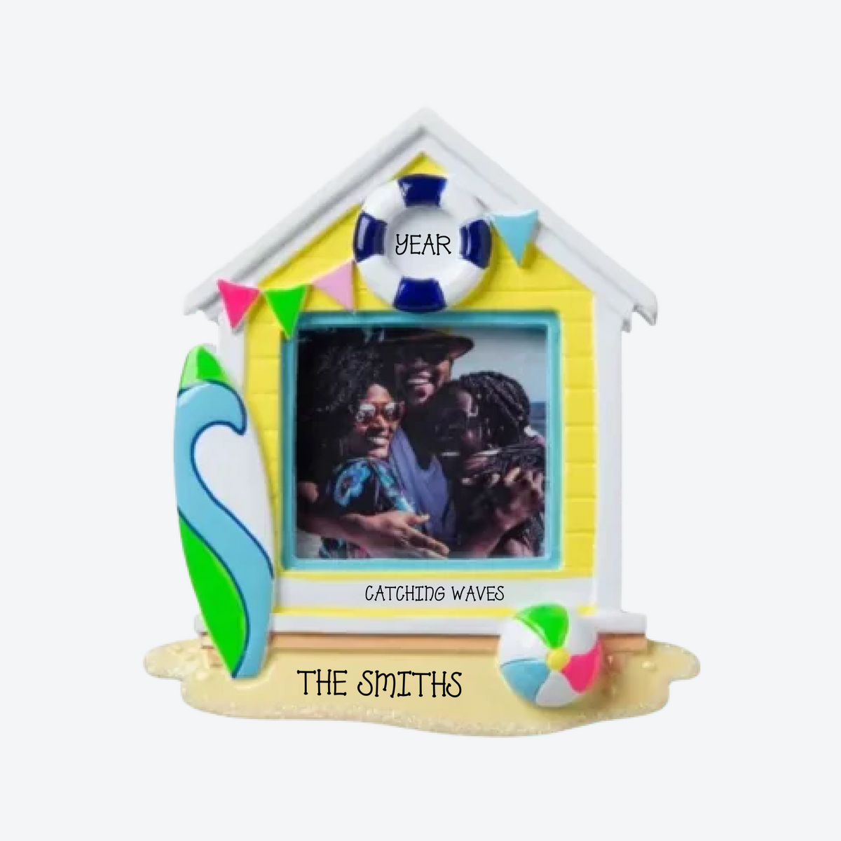 Vacation Home Personalized Christmas Ornament