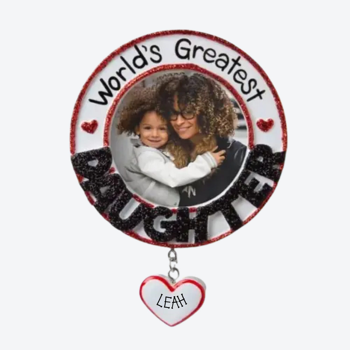 World'S Greatest Daughter Personalized Christmas Ornament
