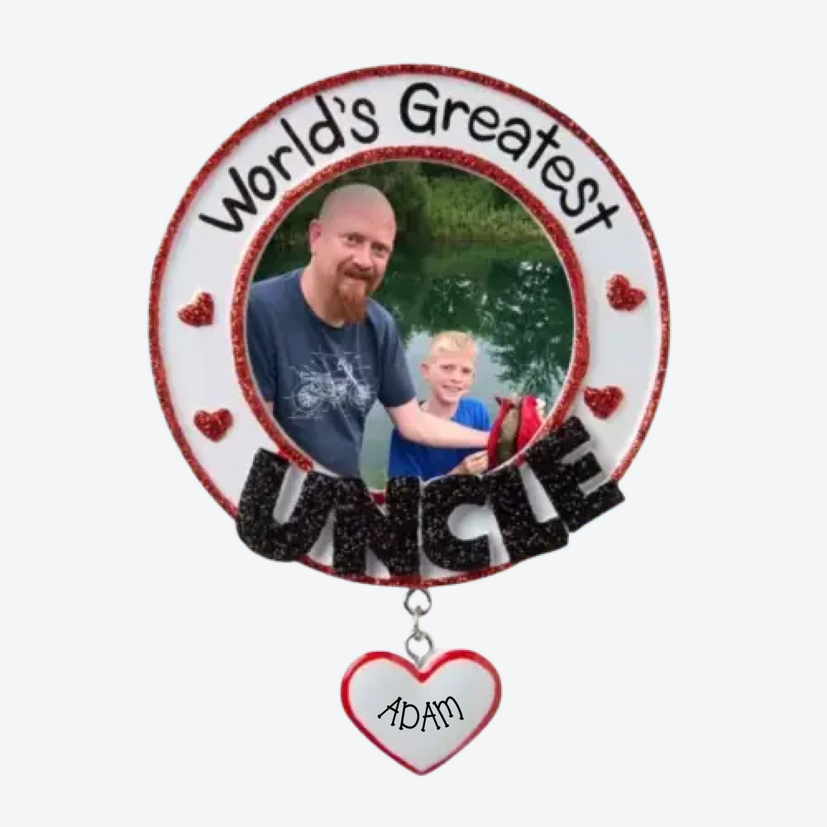 World'S Greatest Uncle Personalized Christmas Ornament