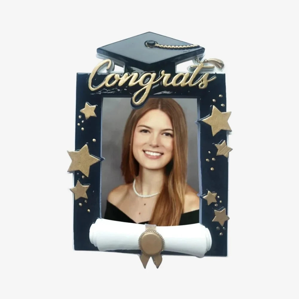 Graduation Frame Picture Frame Personalized Christmas Ornament