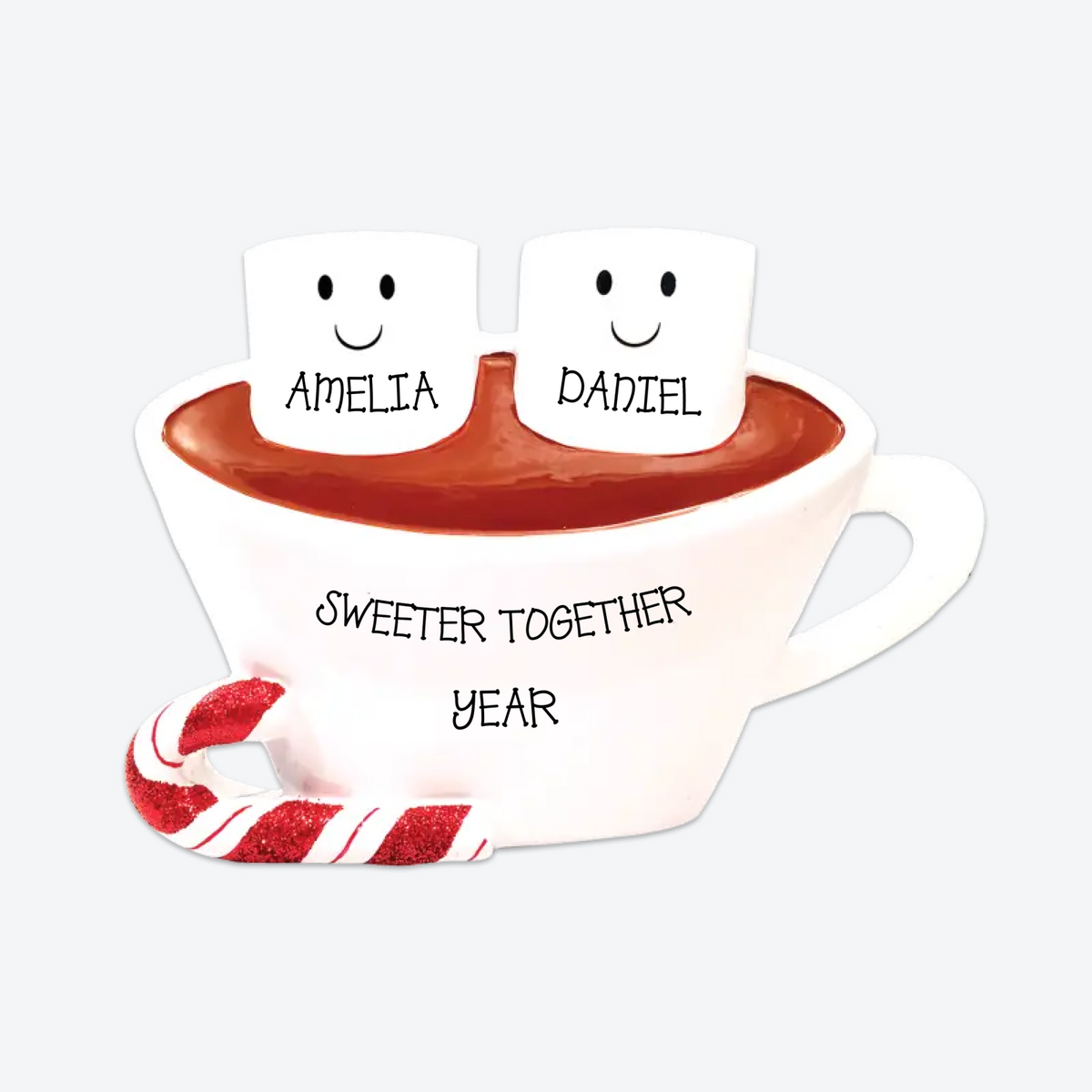 Personalized Table Topper - Hot Chocolate Family 2