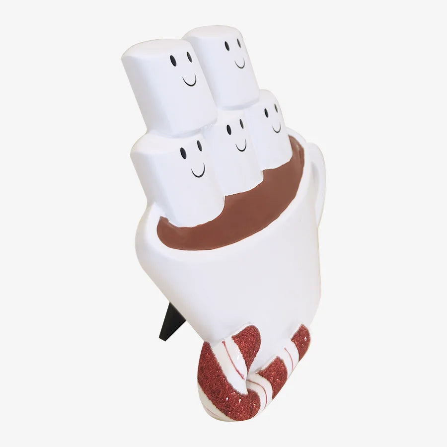 Personalized Table Topper - Hot Chocolate Family 5