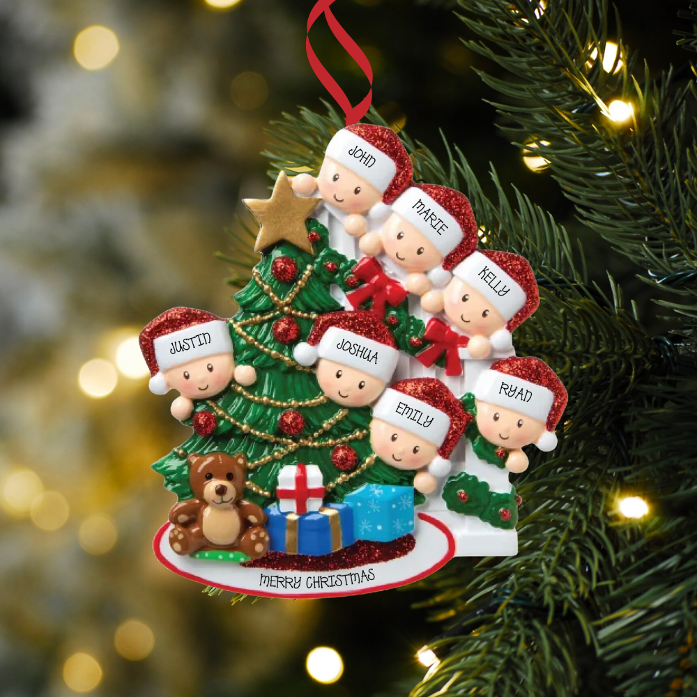 Family of 7 Ornaments