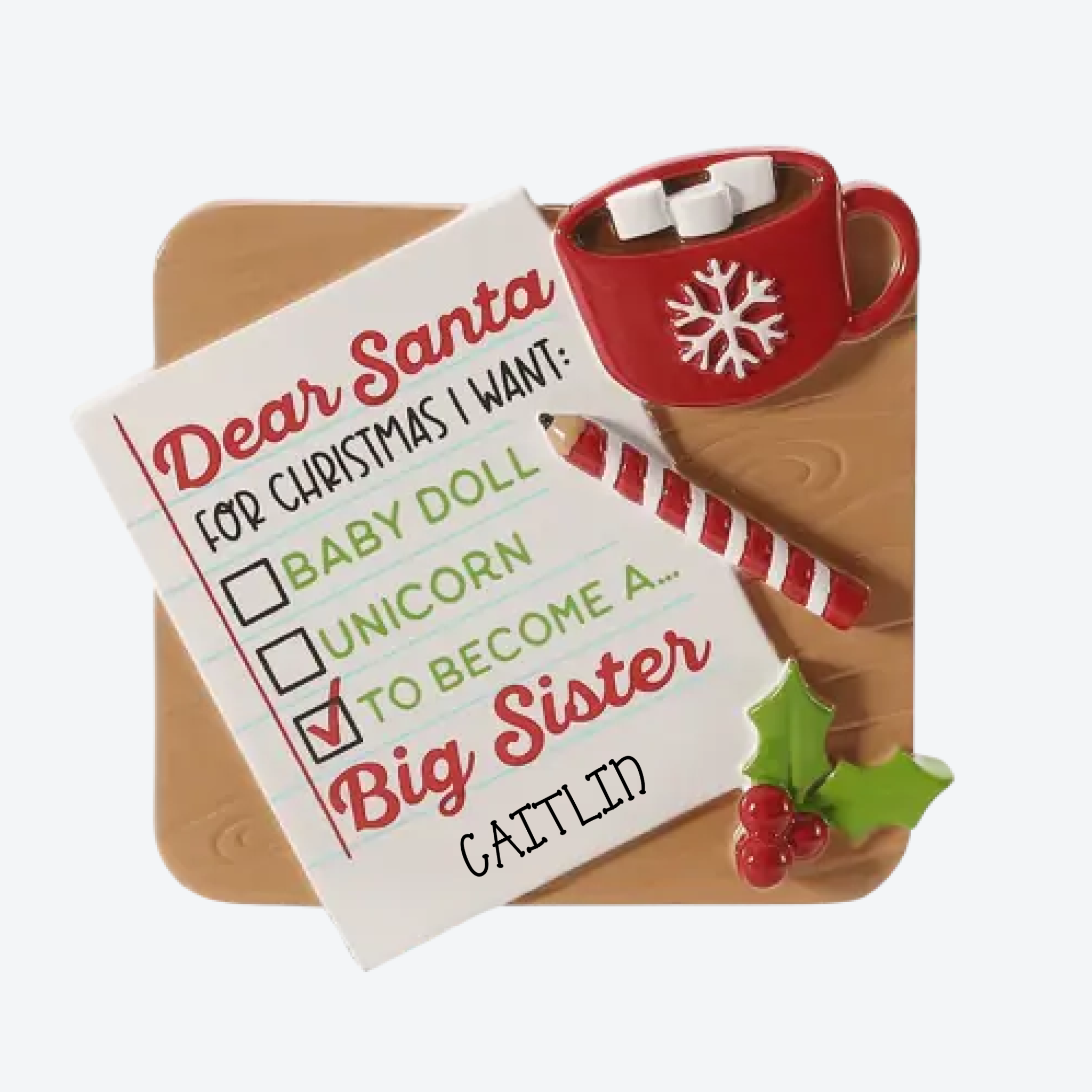 OT2922-G - Note to Santa- Sister