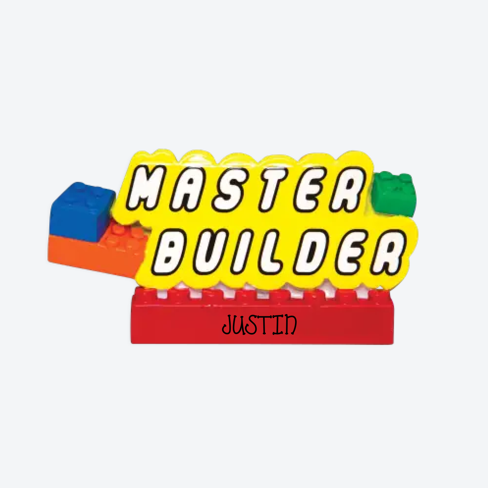 OT1579 - Master Builder Personalized Christmas Ornament