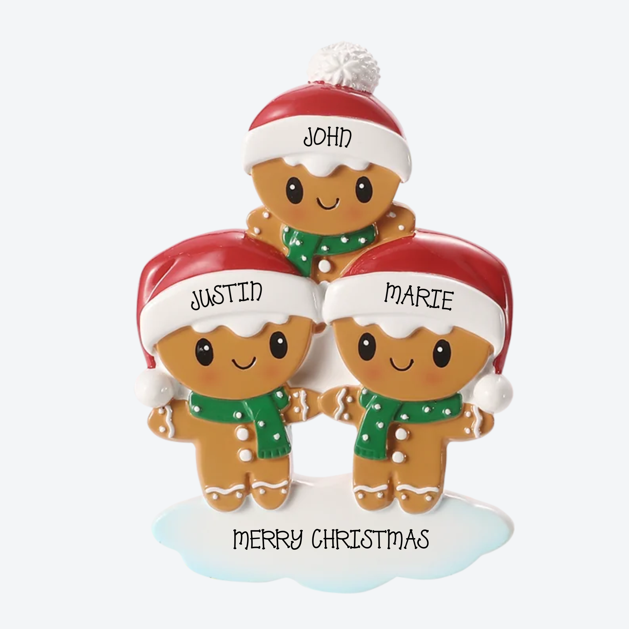 OT2719-3 - Gingerbread Family of 3