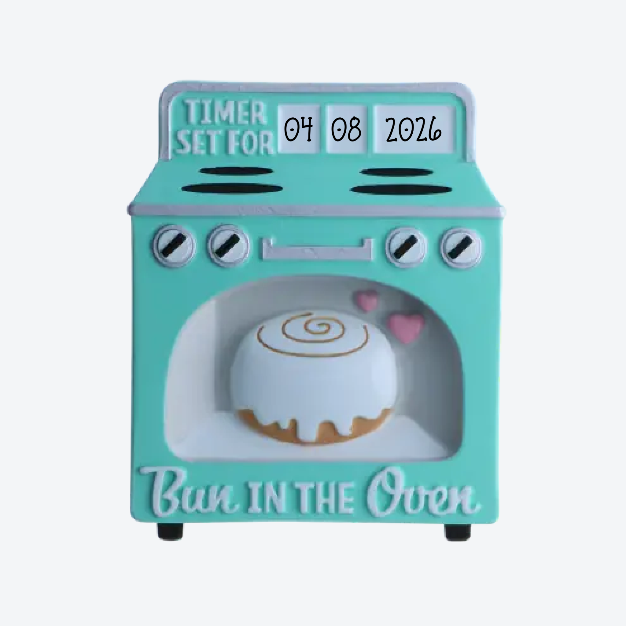 OT2234 - Bun in the Oven Personalized Christmas Ornament