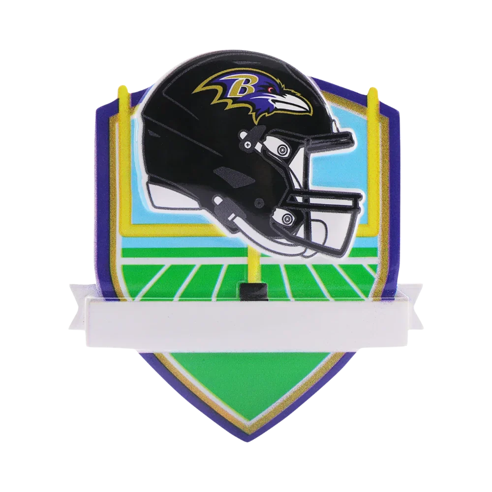 Baltimore Ravens Personalized Shield Ornament
